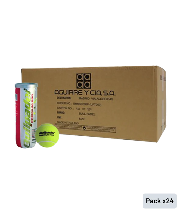 Box of Bullpadel Premium Pro Balls (Pack x 24) - Padel Hall Product